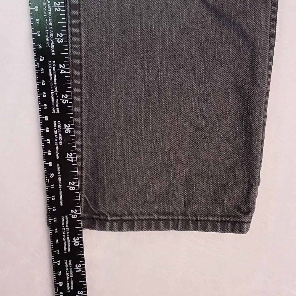 Levis 513 Slim Straight Grey Denim Jeans Mens 32x32 80813-0002